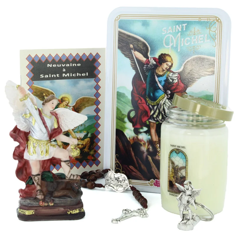 Coffret Sacré de l’Archange Saint Michel – Rituels de Courage, Foi et Victoire