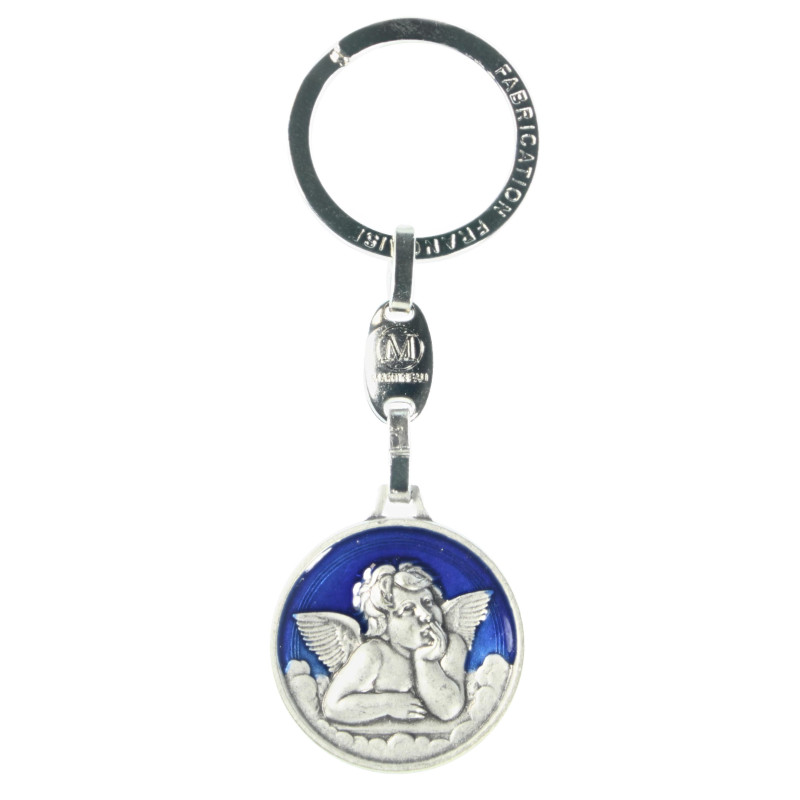 30 Porte-clés Ange Gardien Zasvec - Cadeau Mariage, Baptême (couleur Aléatoire)