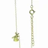 Collier en Plaqué Or Croix et Coeur