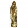 Statua Madonna di Lourdes d'oro in resina 80 cm