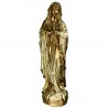 Statua Madonna di Lourdes d'oro in resina 80 cm