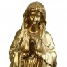 Statua Madonna di Lourdes d'oro in resina 80 cm
