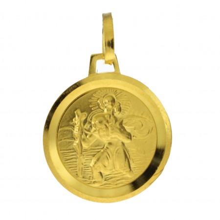 Médaille en Or 9 carats de...
