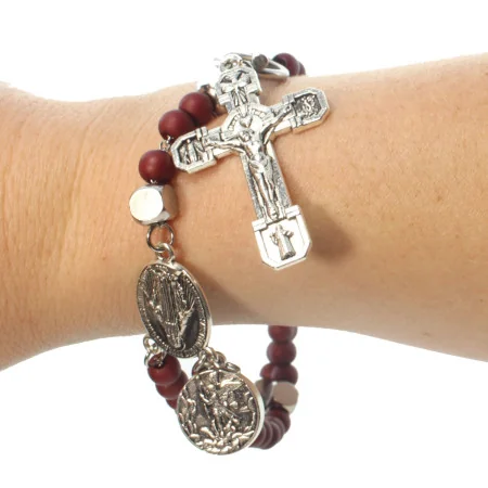 St Michael's battle bracelet with French and English booklet