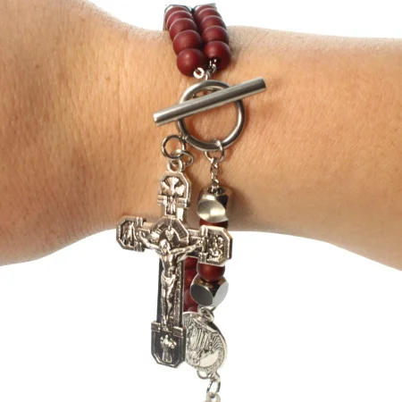 St Michael's battle bracelet with French and English booklet