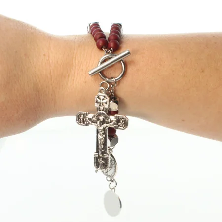 St Michael's battle bracelet with French and English booklet