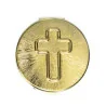 Custode à Hostie dorée avec une croix