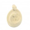 Applique miniature de la Sainte Famille en bois de 5cm en boite cadeau