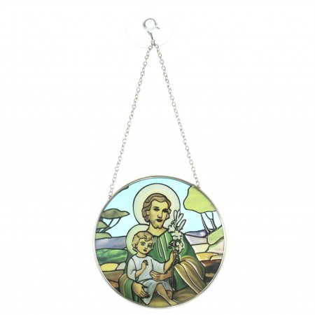 Pendentif Vitrail en verre...