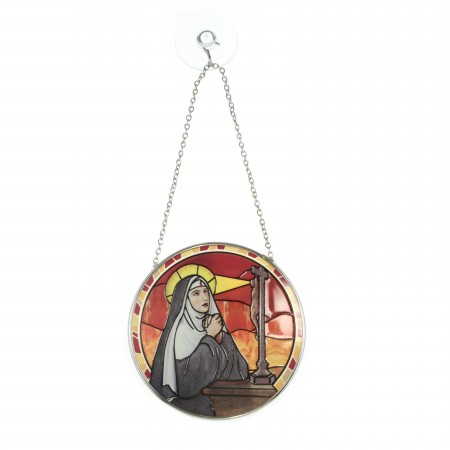 Pendentif Vitrail en verre...