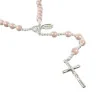 Chapelet de la Vierge Miraculeuse en perle rose