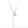 Chapelet de Saint michel en perle blanche