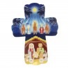 Croce per bambini della Natività 14 cm in resina