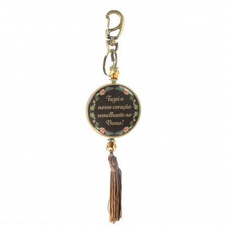 Porte clé de Saint avec Pompom
