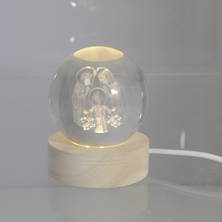 Lampada LED rotonda della Sacra Famiglia