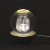 Lampada LED rotonda della Sacra Famiglia