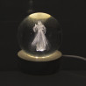 Lampada LED rotonda di Gesù Misericordioso
