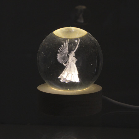 Veilleuse Boule Lumineuse à LED d'un Ange