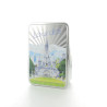 Confezione regalo, scatola per biscotti con vista Basilica di Lourdes 210 g di biscotti Sablés