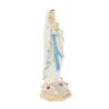Statua di Nostra Signora di Lourdes con 2 medaglie in resina 15 cm