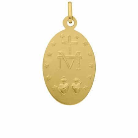 Médaille Miraculeuse Or 18 carats, 35mm, 14.95g
