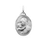 Medaglia d'argento della Vergine e del Bambino 21 mm