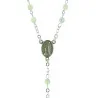 Mother of Pearl Rosary with Pastoral Cross and Heart of the Apparition of Lourdes