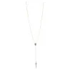 Mother of Pearl Rosary with Pastoral Cross and Heart of the Apparition of Lourdes