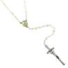 Mother of Pearl Rosary with Pastoral Cross and Heart of the Apparition of Lourdes