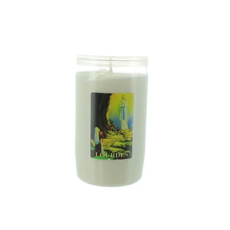 Set of 20 3-day devotional candle Apparition of Lourdes