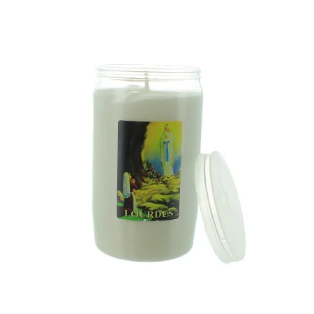 Set of 20 3-day devotional candle Apparition of Lourdes