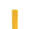 Set of 6 Beeswax Candles 10x2 cm