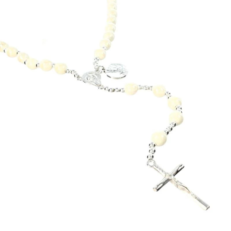 Chapelet de Saint michel en perle blanche