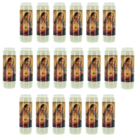 Set di 20 candele novena...