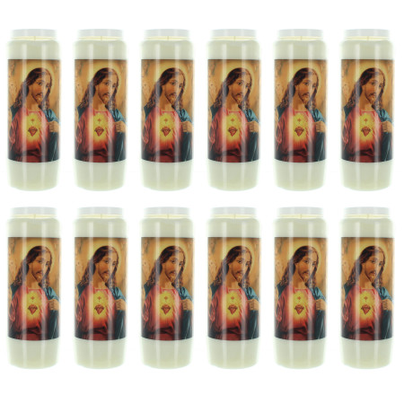 Set di 12 candele novena...