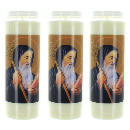 Lot de 3 Bougies neuvaine...