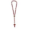 Chapelet corde Saint Michel avec paters images et croix de Lourdes