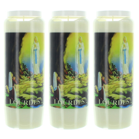 Set di 3 candele Novena...