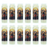 Set di 12 candele Novena di Madonna che Scioglie I Nodi 17,5 cm