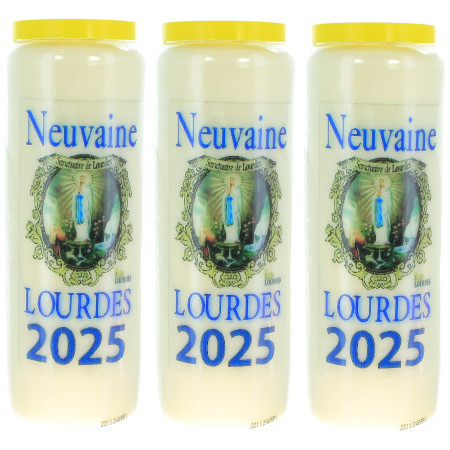Set di 3 Candele di Novena...