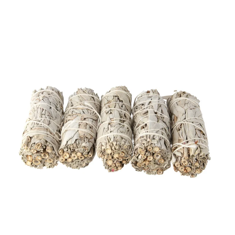 Set di 5 bastoncini di salvia bianca