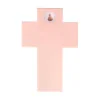 Croce murale rosa Prima Comunione