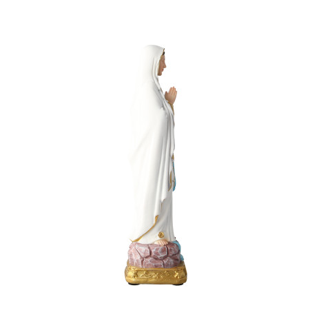 Statue Notre Dame de Lourdes Blanche de 20 cm