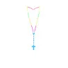 Silicone rosary for children multicolor