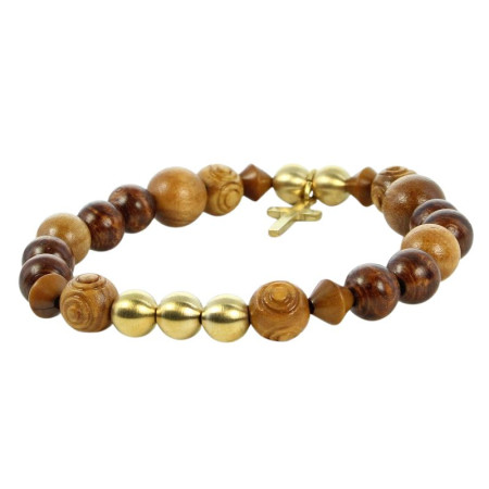 Bracciale a croce in legno,...