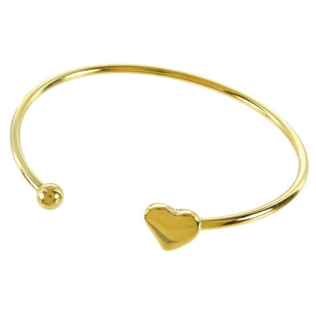 Bracciale aperto placcato...
