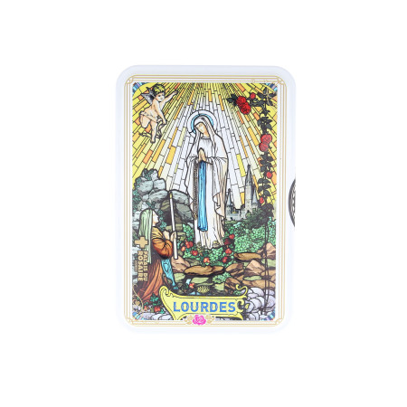 Scatola regalo gourmet Madonna di Lourdes contenente 180 g di galettes
