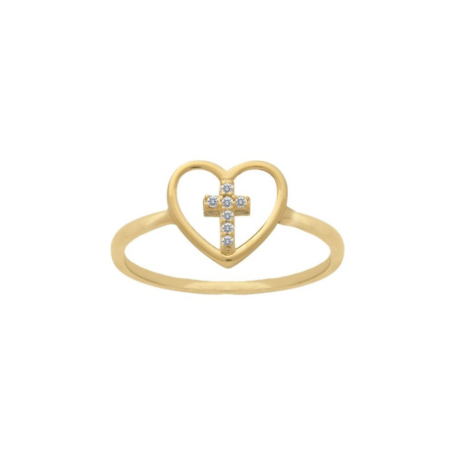 Bague en forme de coeur...