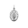 Medaglia dell'Apparizione e di Nostra Signora di Lourdes in metallo 19 mm