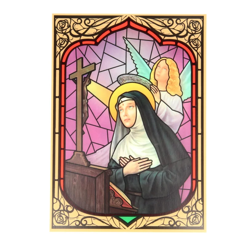Saint Rita Window Static Decal